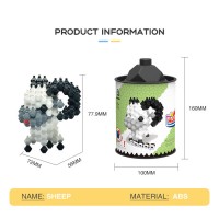 KADELE Building Blocks for Kids 087008 ABS Material Toys for Kids 8-12 76 PCS Chinese Zodiac 2022