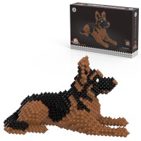 KADELE CUTE DOG BUILDING ANIMAL SETS, EXTREMELY CHALLENGING STEM BUILDING BLOCKS DECOR FOR ADULTS KIDS, MICRO 3D EDUCATIONAL TOYS FOR BOYS GIRLS AGES 8 AND UP, German Shepherd Dog  BUILDING SET(841...